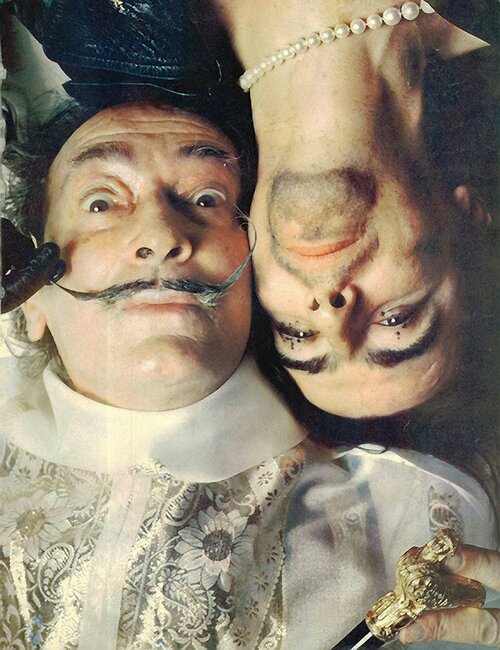 Artist Salvador Dalí and Alice Cooper. Source: Super Rad Now