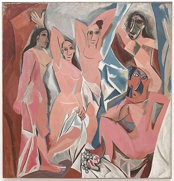 Picasso’s&nbsp;Les Demoiselles d'Avignon. Image source, Artists Network.